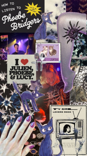 purple darker themed collage