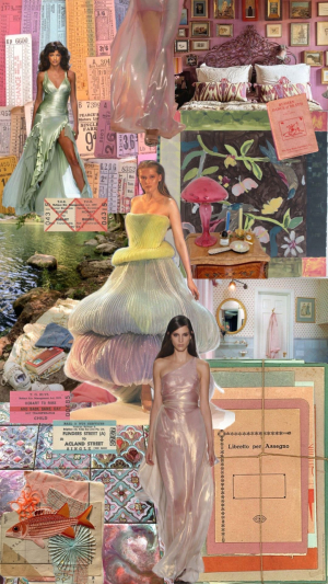 pastel collage